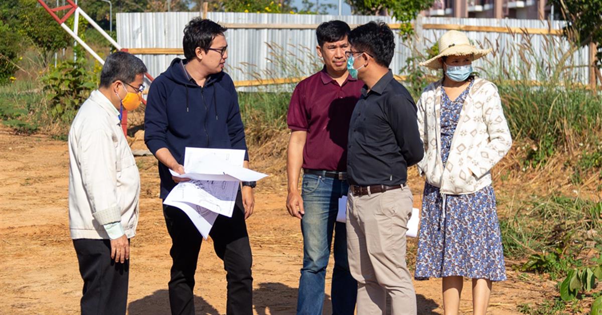 คณะสหเวชศาสตร์ ออกสำรวจพื้นที่ก่อสร้าง อาคารหน่วยบริการวิชาชีพสาธิตสหเวชศาสตร์ มหาวิทยาลัยพะเยา